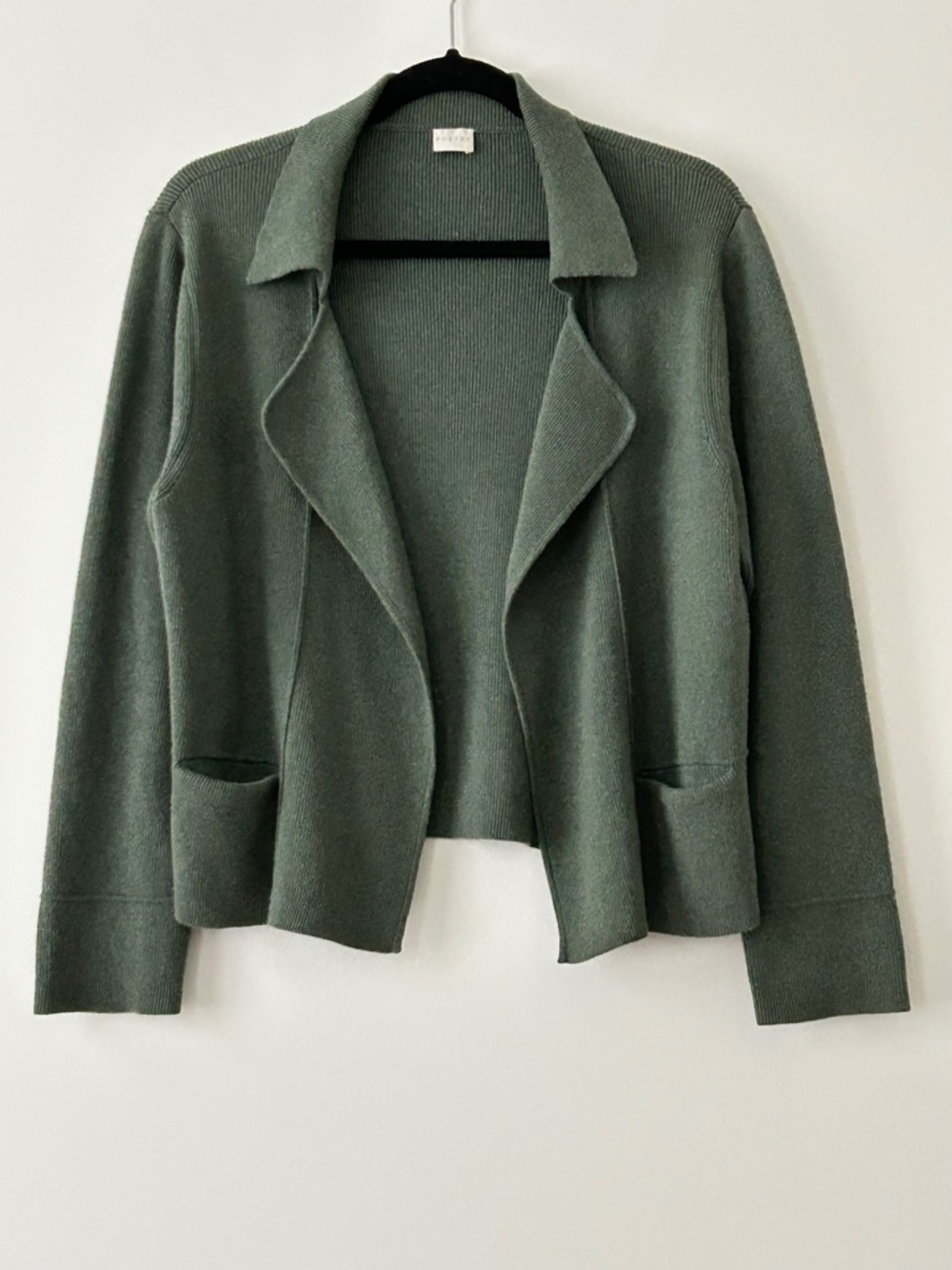 Poetry 100% Cotton Green Edge To Edge Cardigan Jacket